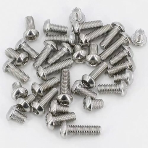 Carbon steel hexagonal half round head bolt