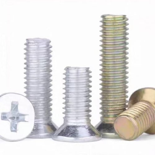 Carbon steel countersunk machine screw(Phillips/Slotted/Torx/Hex Socket)