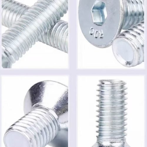 Carbon steel countersunk machine screw(Phillips/Slotted/Torx/Hex Socket)