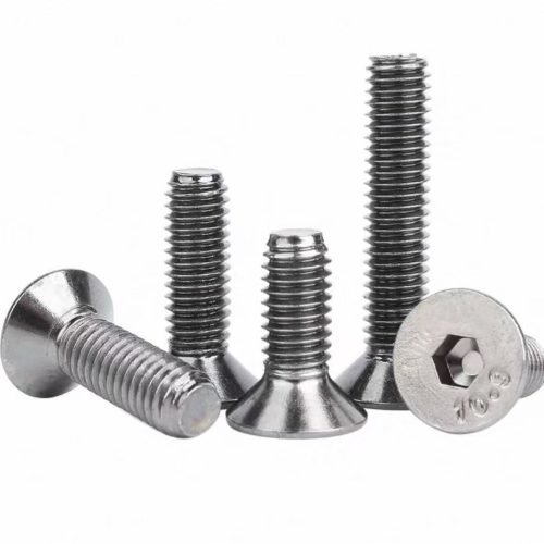 Carbon steel countersunk machine screw(Phillips/Slotted/Torx/Hex Socket)