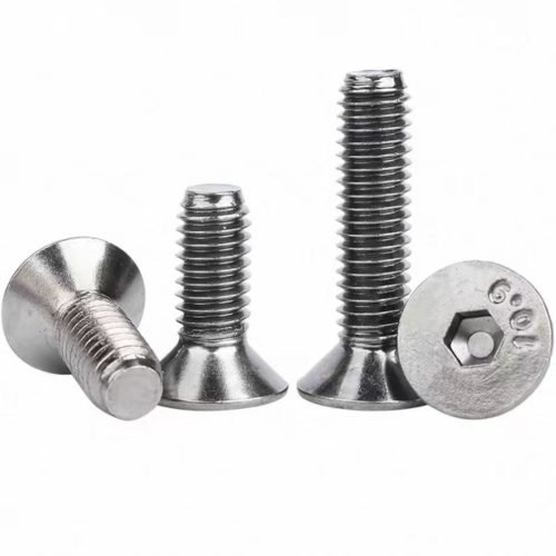 Carbon steel countersunk machine screw(Phillips/Slotted/Torx/Hex Socket)