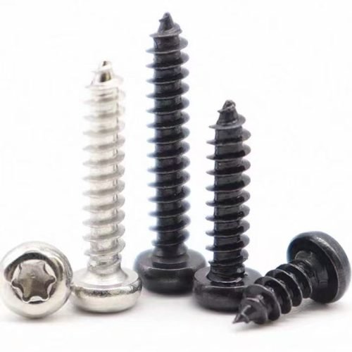 Carbon steel pan head self-tapping screw
