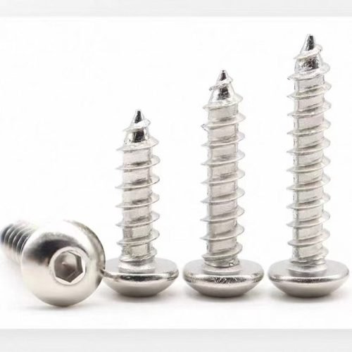 Carbon steel pan head self-tapping screw