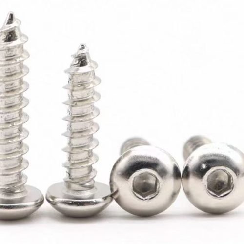 Carbon steel pan head self-tapping screw