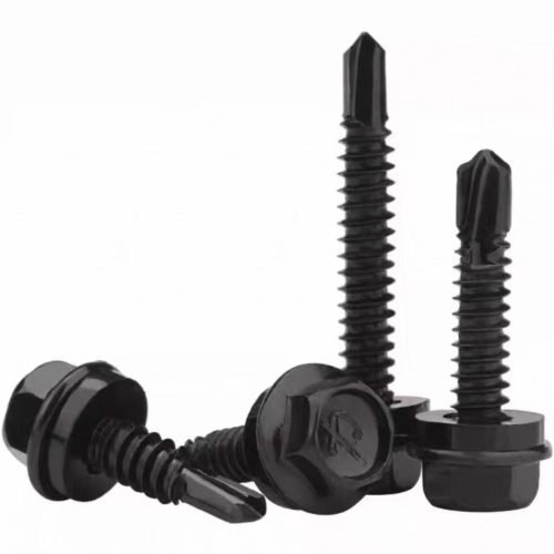 Carbon steel external hexagonal self-drilling screw