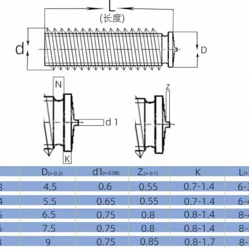 304/316 stainless steel weld stud